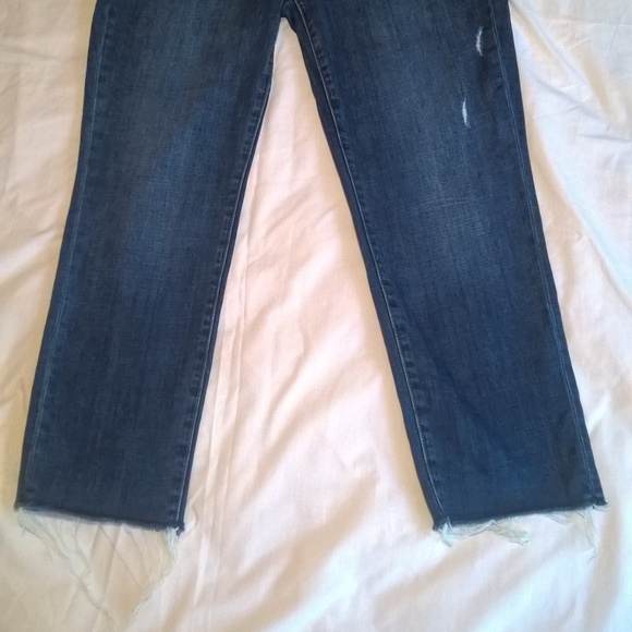 Talbots Flawless Five-Pocket Distressed Jeans - Picture 2 of 4